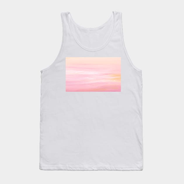 Pink Watercolor Tank Top by NewburyBoutique